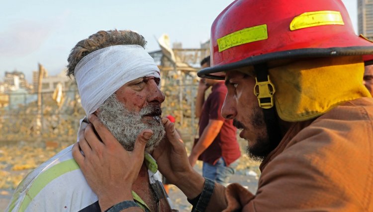 Veja o vídeo da explosão em Beirute que deixou até agora 73 mortos e 2,7 mil feridos