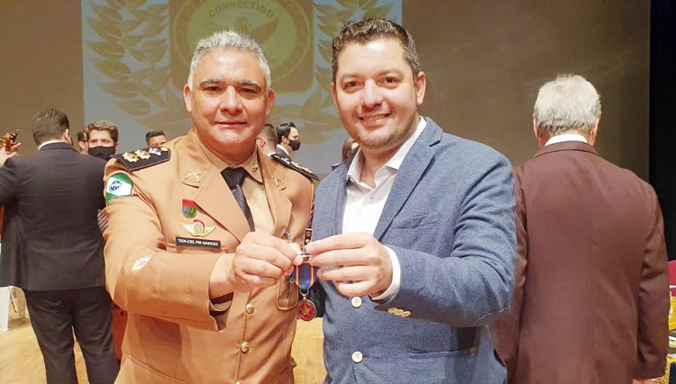Jornalista do O Novo Oeste recebe Medalha do Mérito Policial Militar