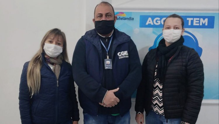 Saúde de Cafelândia recebe visita técnica da Controladoria Geral do Estado para avaliar o processo de imunização do município