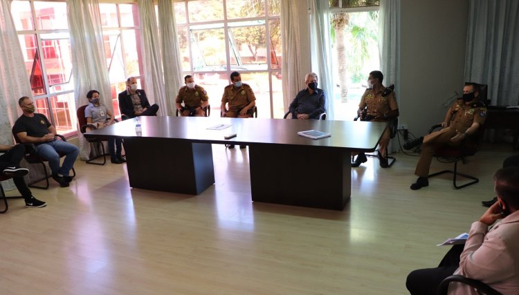 Polícia Militar participa de reunião sobre a segurança pública de Cafelândia