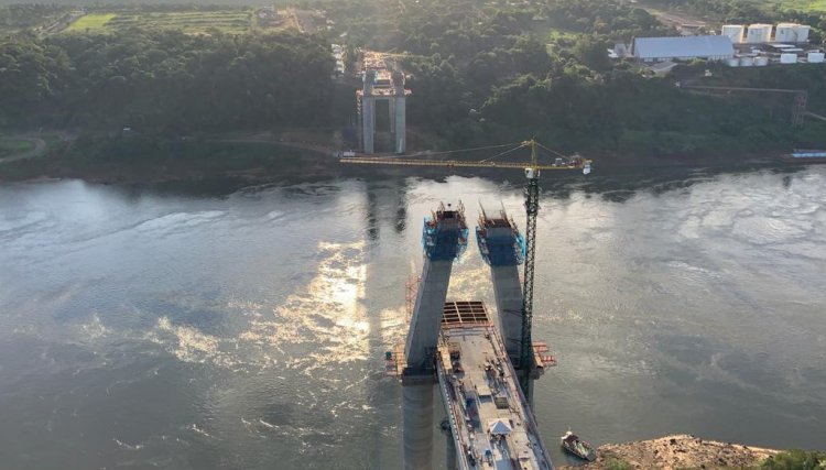 Investimentos de Itaipu na nova ponte já somam mais de R$ 100 milhões, veja as imagens impressionantes