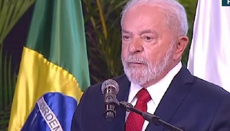 Já caiu o preço da picanha, diz menino para Lula durante discurso na Itaipu, veja o vídeo 