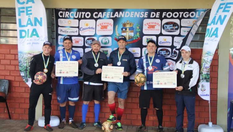 I etapa do Circuito Cafelandense de Footgolf de duplas revela novos talentos regionais
