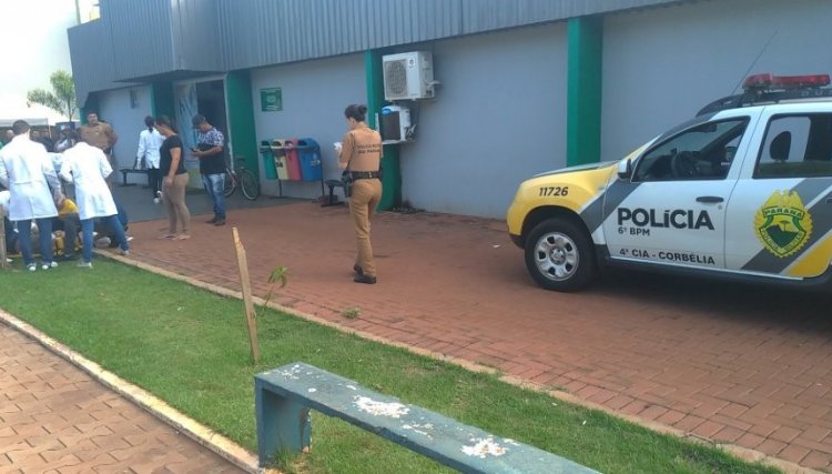 Policias de Corbélia atiram em jovem após ameaça com faca