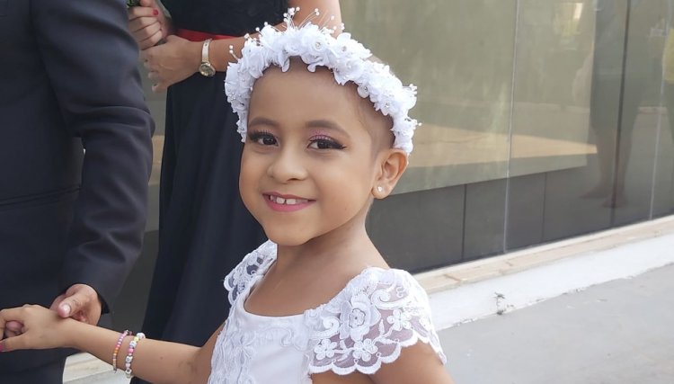 Menina com câncer morre 22 dias depois de realizar sonho de ver os pais se casarem em MT