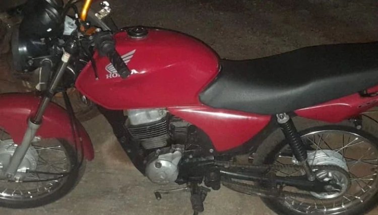 Moto furtada em Jesuítas é recuperada em Nova Aurora pela Polícia Militar