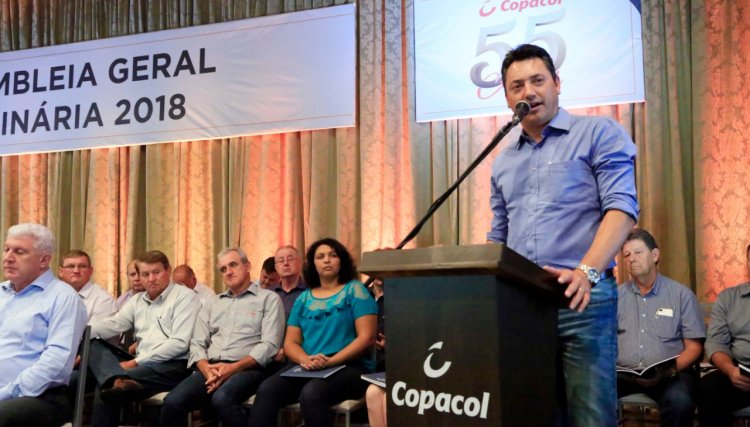 Deputado Sérgio Souza parabeniza a Copacol pelos seus 55 anos 