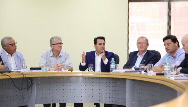 Governador Ratinho Júnior participa da primeira reunião da diretoria da Ocepar