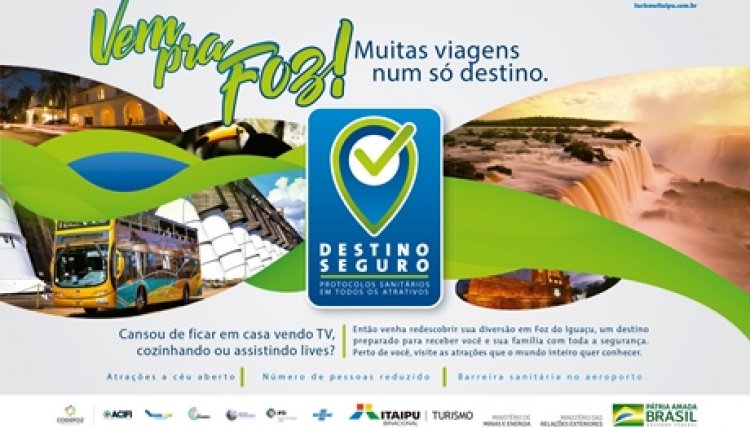 Itaipu incentiva a retomada do Turismo em Foz