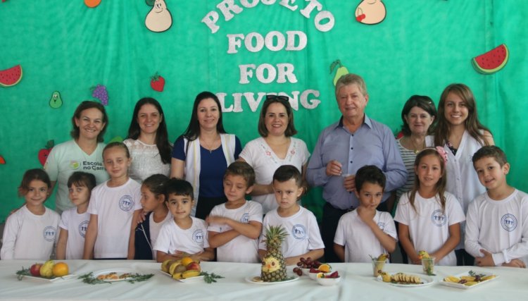 Atividades foram finalizadas  projeto Food For Living  na Escola Theofânio de Cafelândia