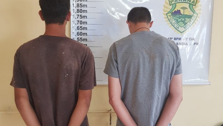 Polícia Militar de Cafelândia prende traficantes