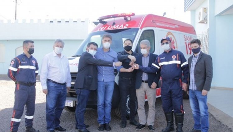 Deputado Giacobo é parceiro do CONSAMU, 03 ambulâncias foram entregues ao consórcio desde o ano passado