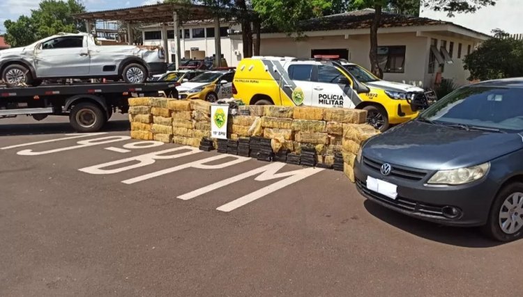 PM apreende mais de uma tonelada de maconha na Região 