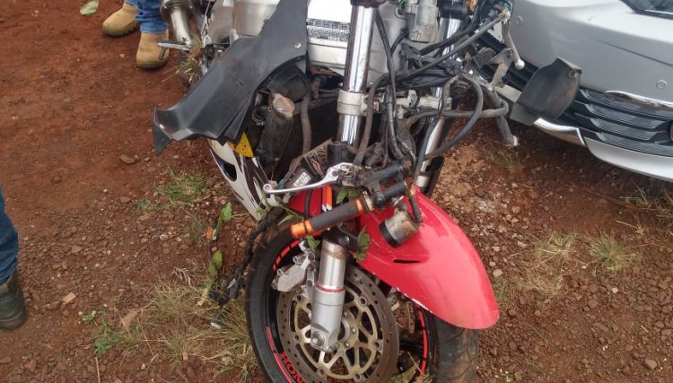Acidente com moto deixa homem ferido em  Cafelândia 
