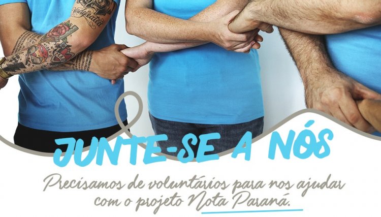 Uopeccan precisa de Voluntários para o Nota Paraná