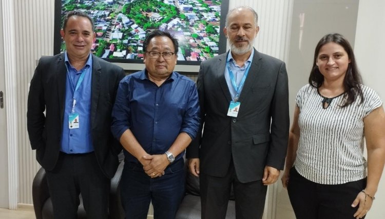 Prefeito recepciona representantes da Caixa Econômica Federal e discute investimentos para Cafelândia