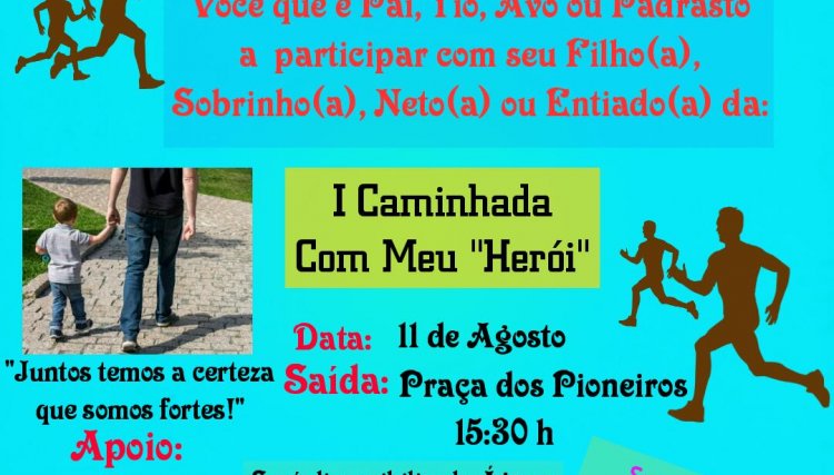 Nova Aurora realiza I Caminhada com meu herói