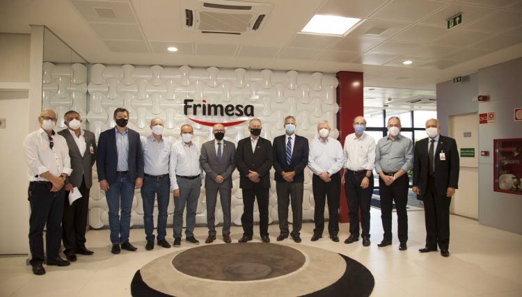 Frimesa recebe comitiva do General Ferreira, presidente da Itaipu