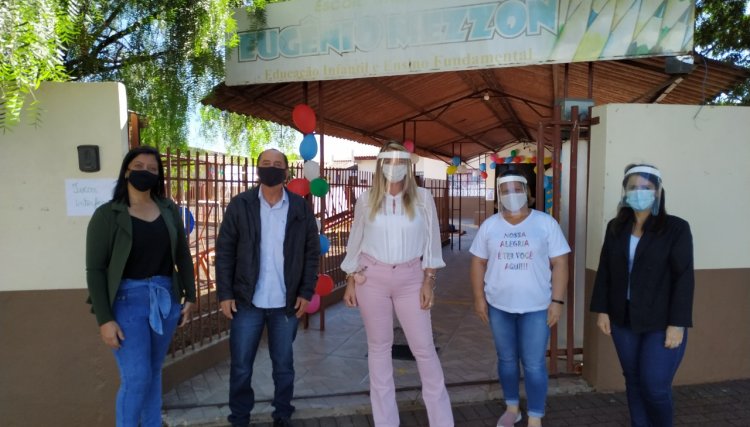 Escolas de Nova Aurora retomam aulas na rede municipal de ensino no sistema h&iacute;brido