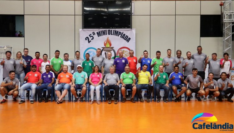 Cafelândia apresenta equipes de esportes para 25ª Miniolimpíada de 2019