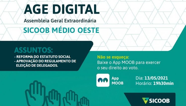Sicoob Médio Oeste realiza Assembleia Geral Extraordinária