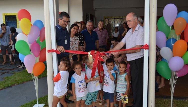 Nova Aurora entrega ampliação do Cmei Padre Palmiro Finato e zera lista de espera de crianças em Cmeis