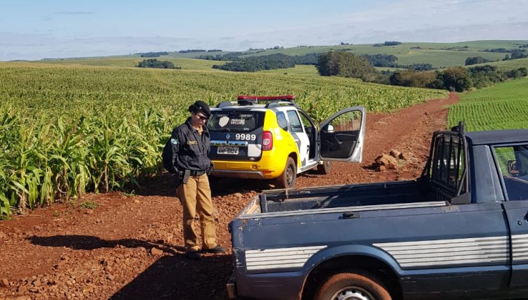 Polícia Militar de Cafelândia recupera carro furtado