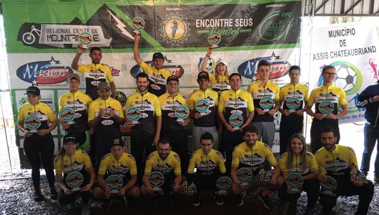 Ciclismo de Nova Aurora é campeão na Copa Oeste de Mountain Bike
<br/>