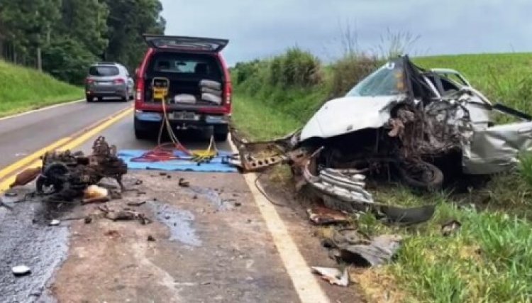 Acidente grave deixa um morto e quatro feridos na PR-180