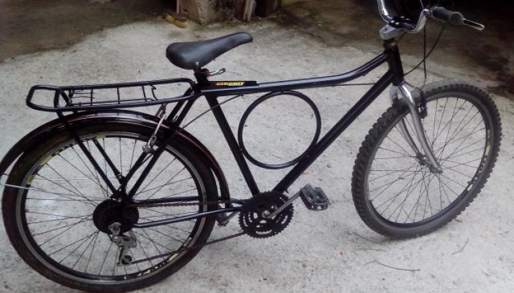 Bicicleta acaba de ser furtada em bairro de Cafelândia