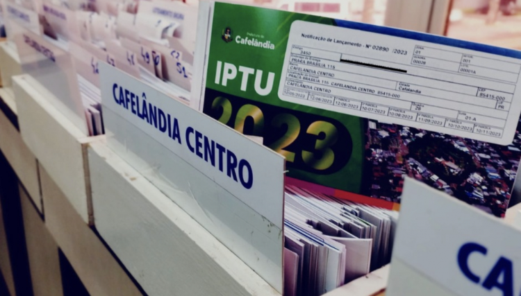 Carnês de IPTU já estão à disposição da comunidade de Cafelândia