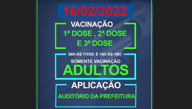 Saúde de Assis Chateaubriand vai vacinar adultos contra Covid-19 nesta quarta-feira (16)