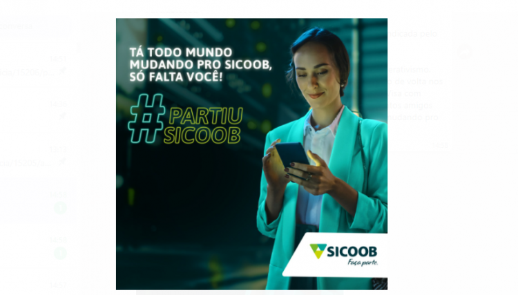 Sicoob recompensa associados com valores em dinheiro na Campanha #PartiuSicoob