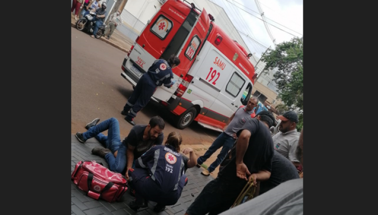 Acidente de trânsito termina em briga de espetos em Nova Aurora, veja o vídeo 