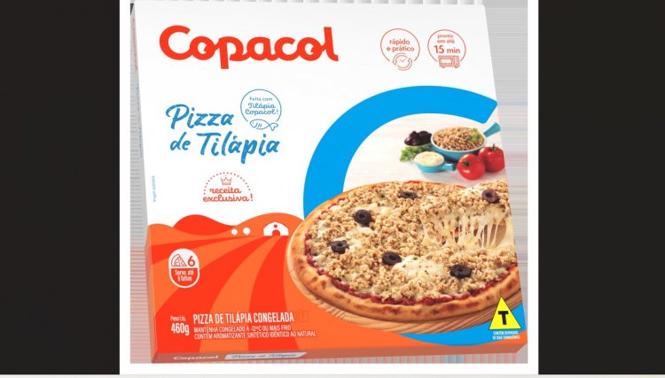 Sempre inovando a Copacol lança a exclusiva pizza de tilápia, primeira do mercado 