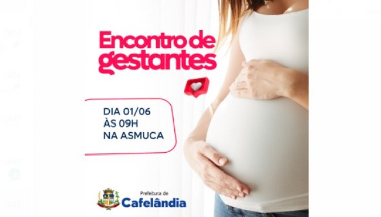 Saúde de Cafelândia realiza encontros para gestantes e casais grávidos para troca de informações