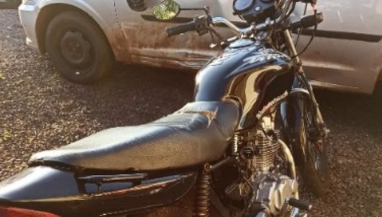 Jovem de 14 anos é abordado conduzindo motocicleta em Cafelândia