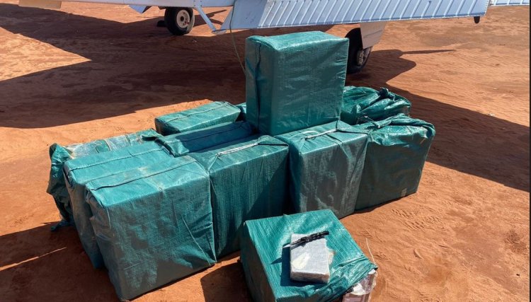 Avião com 500 quilos de cocaína é derrubado em Mato Grosso do Sul