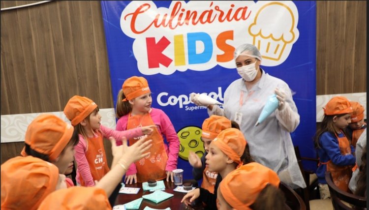 Culinária Kids une sabor e aprendizado durante as férias escolares no Copacol Supermercados 