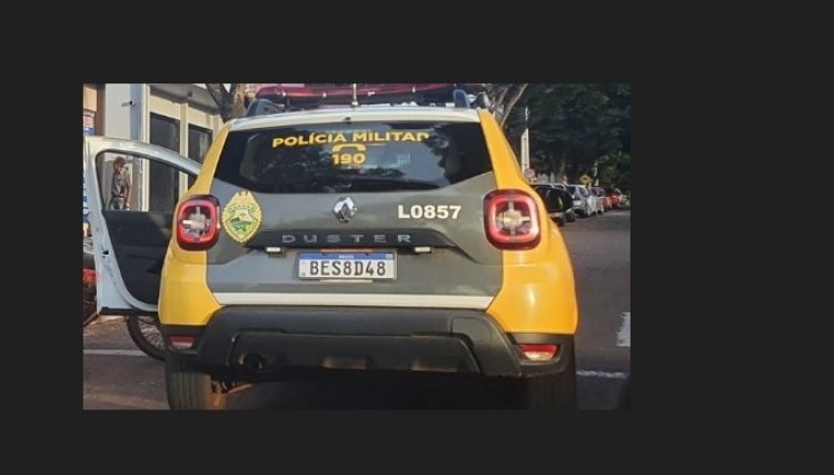 Dois jovens são abordados pela Polícia após tentarem arrombar loja em Cafelândia