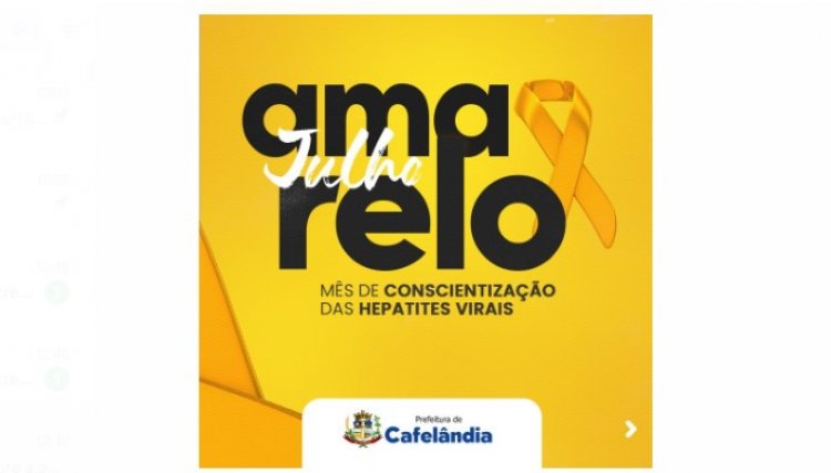 Saúde realiza dia de mobilização contra Hepatites nesta quinta-feira (28)