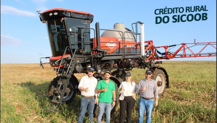 Com o Crédito Rural do Sicoob produtores realizam o sonho de comprar máquinas agrícolas