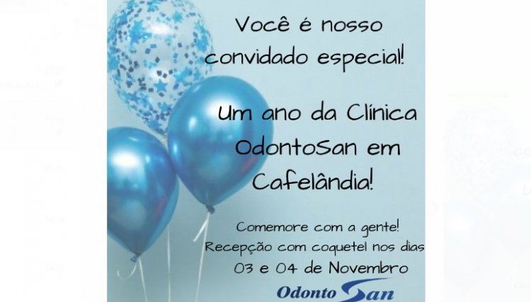 OdontoSan completa um ano em Cafelândia com diversos pacientes felizes e sorridentes