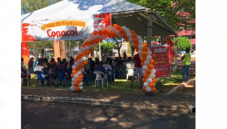 Grande movimento na segunda edi&ccedil;&atilde;o do Feir&atilde;o de Empregos da Copacol em Cafel&acirc;ndia, ainda da tempo de voc&ecirc; participar 