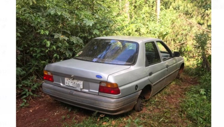 Polícia Militar de Corbélia recupera veículo na área rural