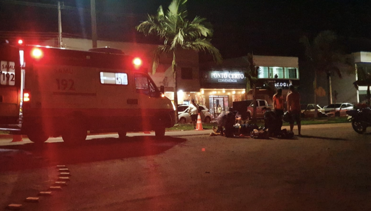 Motociclista fica ferido após sofrer acidente em Cafelândia 