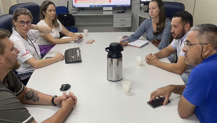 Comitiva de Cafelândia realiza visita técnica à Saúde de Toledo