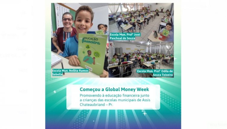 Sicoob promove iniciativas de educação financeira durante a 11ª edição da Global Money Week