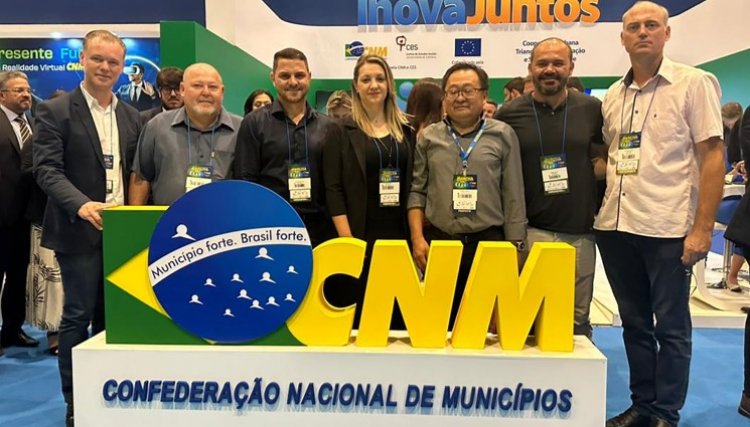 Comitiva de Cafelândia participa da Marcha dos Prefeitos em Brasília