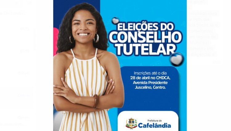 Inscrições para conselheiros tutelares segue em aberto até dia 28/04